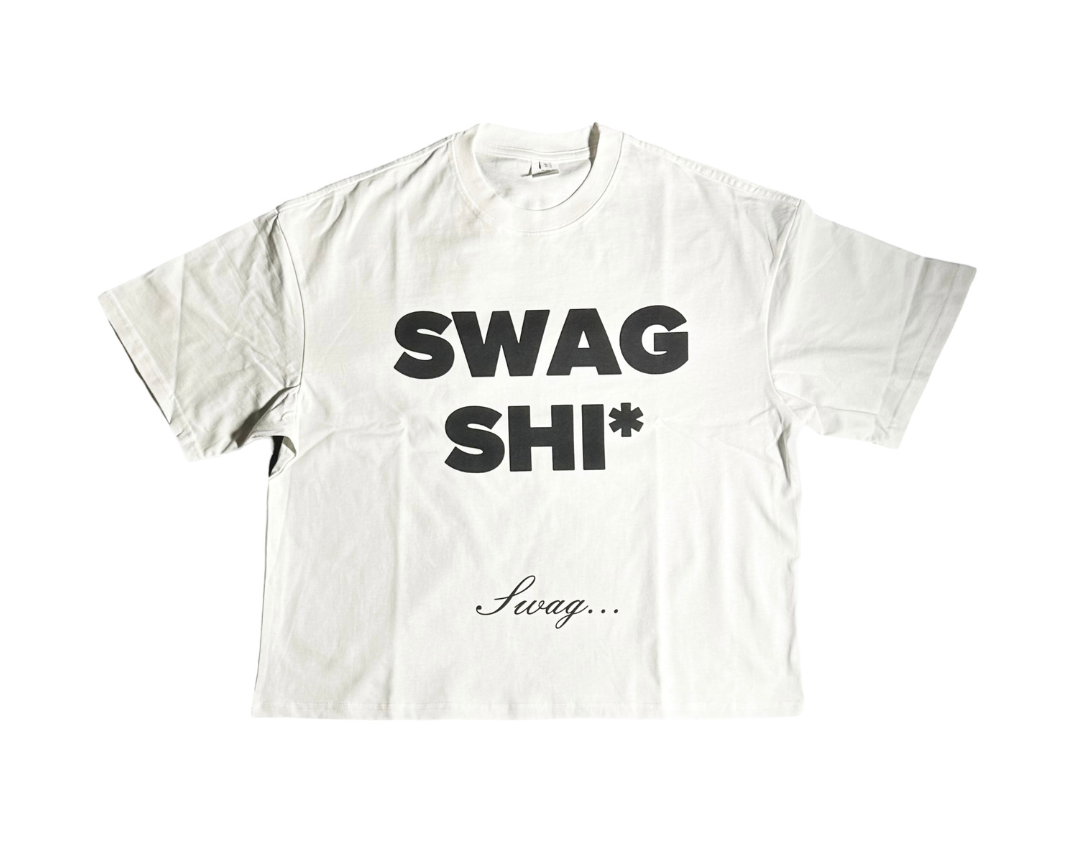 “Swag Shi* tee white